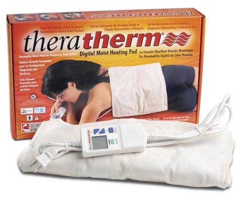 Theratherm Moist Heat Pad 14x27 inches for hot and cold therapy by BACKUPMYFILESNOW®, shown in the image.