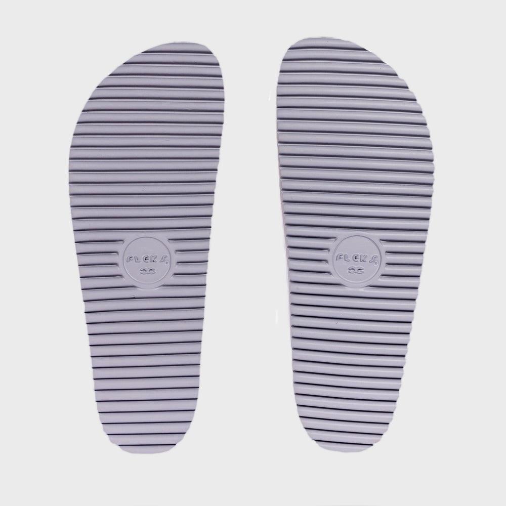 Fleks Cito Slide Iceberg with textured outsole and comfortable strap, perfect for casual summer wear.