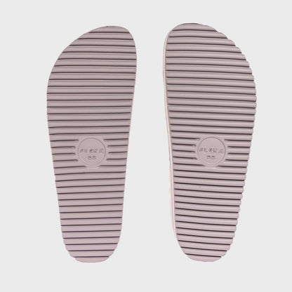 Fleks Cito Slide in Peony color, featuring a stylish open-toe design with textured sole, perfect for casual summer wear.