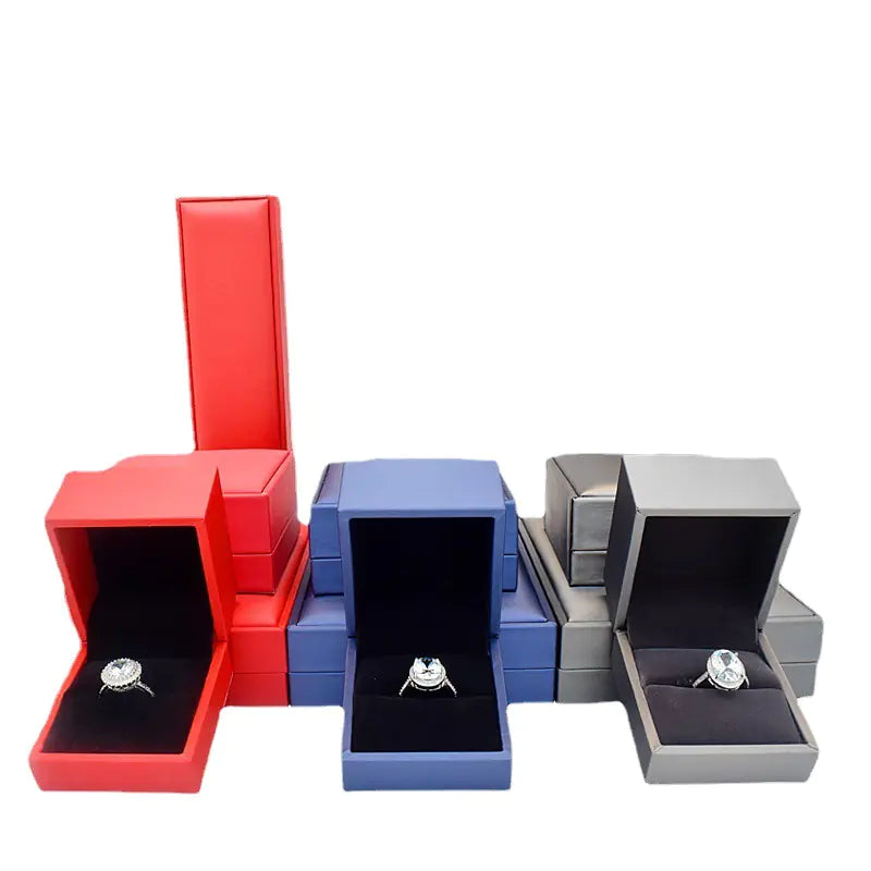 High-End PU Jewelry Box for Rings, Necklaces, and More