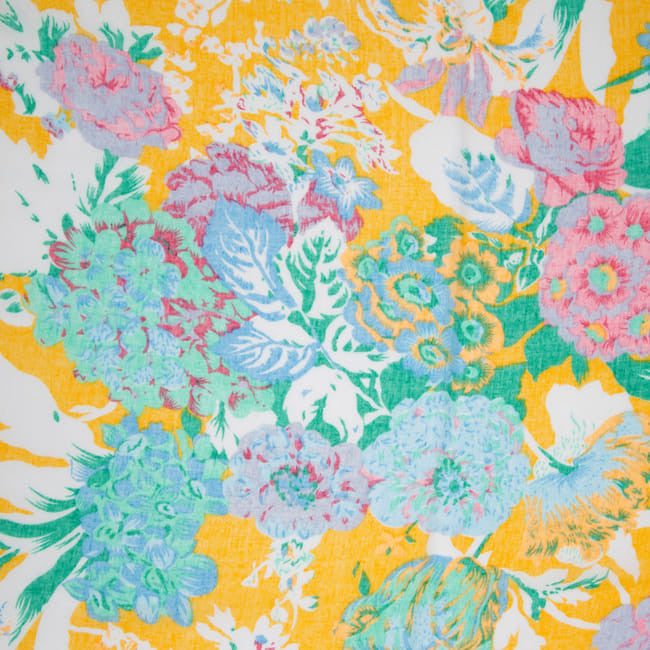 Multicolor floral print infinity scarf by BACKUPMYFILESNOW®, featuring vibrant floral patterns and soft fabric for stylish wear.