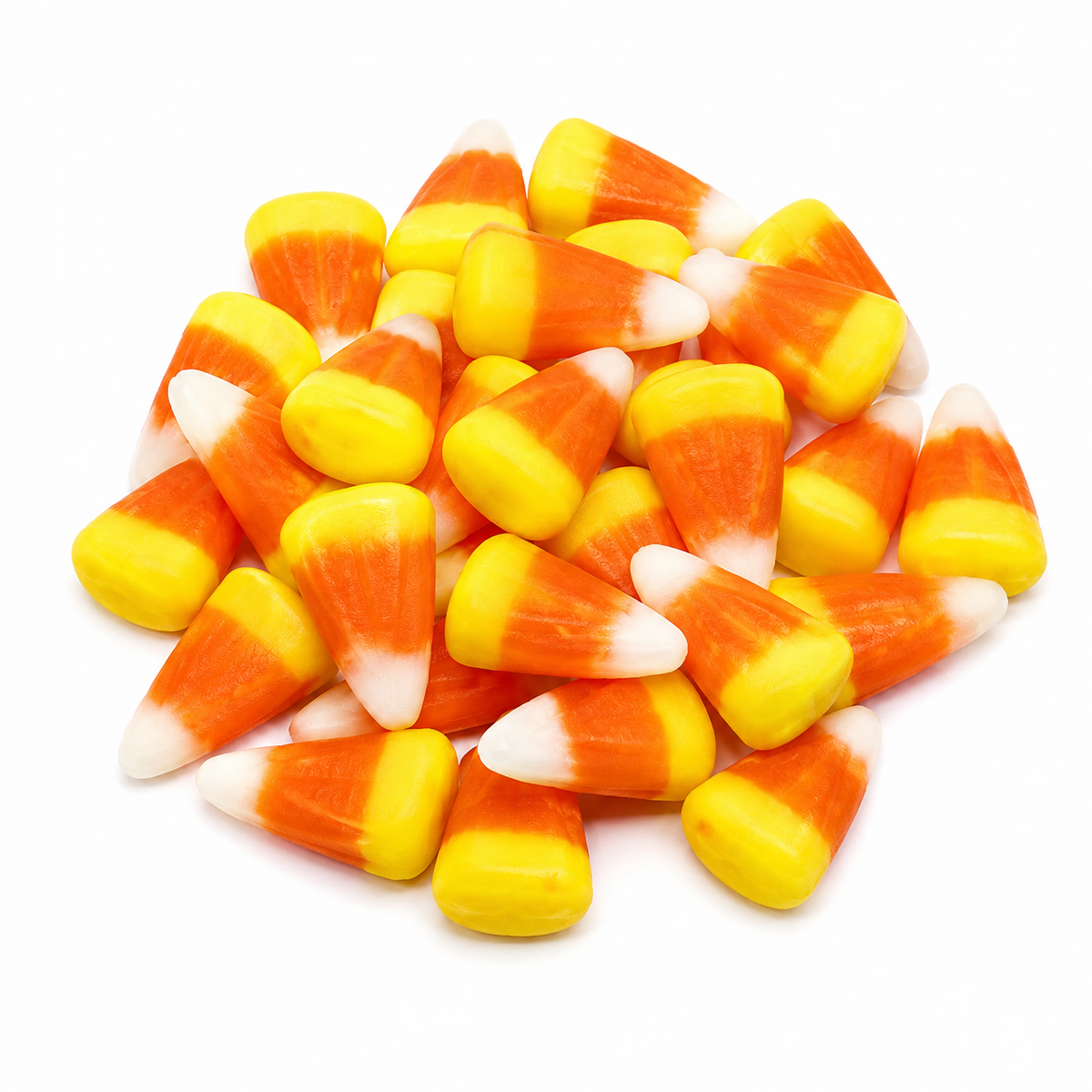 Colorful candy corn pieces from Candy In Bulk in a large value bag, perfect for snacking or Halloween treats.