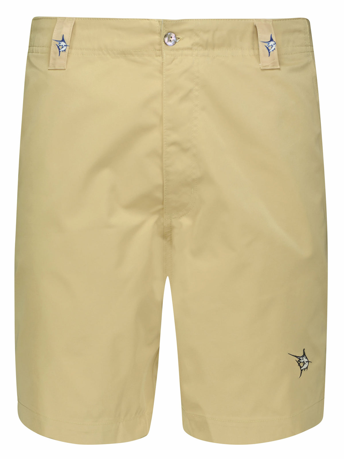 Khaki Captain Shorts by White Water Life, casual men's shorts with pockets and comfortable fit.