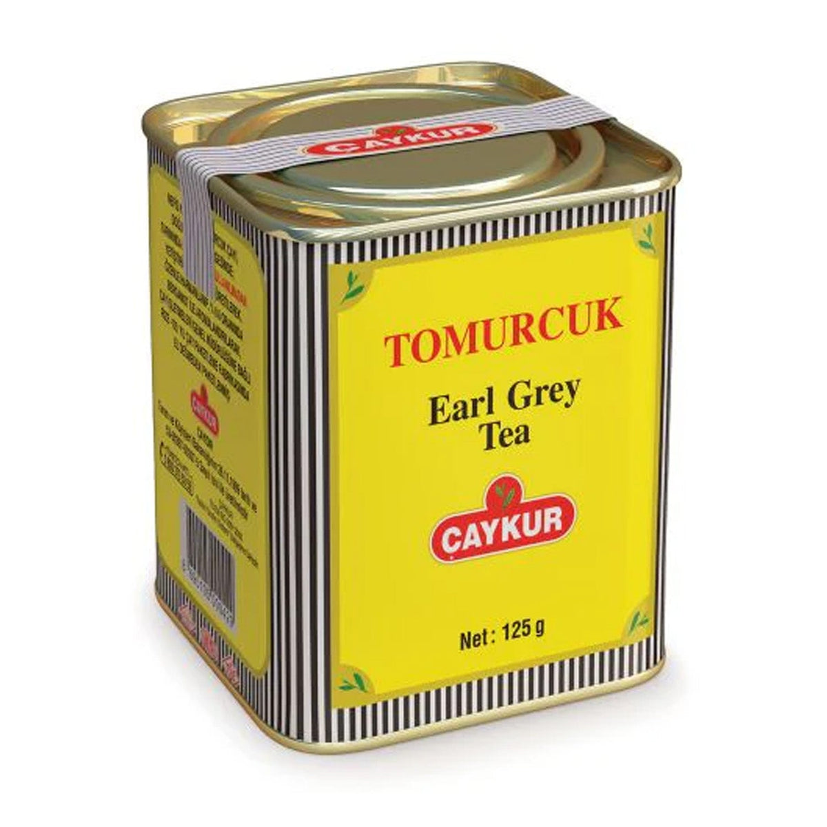 Caykur Earl Grey Tomurcuk black tea in 125g package, featuring tea leaves and aroma, by brand S101.