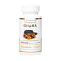 Encapsulate Chaga Mushroom supplement in capsule form, showcasing the product packaging and capsules on a neutral background.