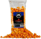 Bag of Junior Snacks Co. Cheddar snacks from Junior Snacks Company, featuring crispy cheddar-flavored snack pieces in a colorful bag.