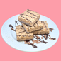 Chocolate wafer square bar from AmBari Nutrition's Proti Wafer SQUARES line, showcasing a crunchy, layered snack.