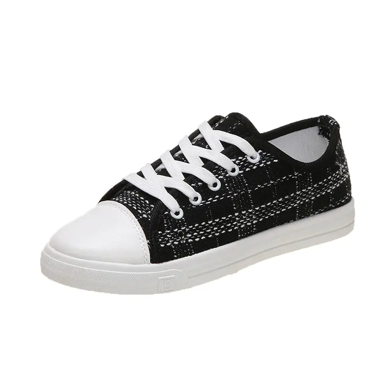 Women's Breathable Canvas Sneakers for Casual Sports