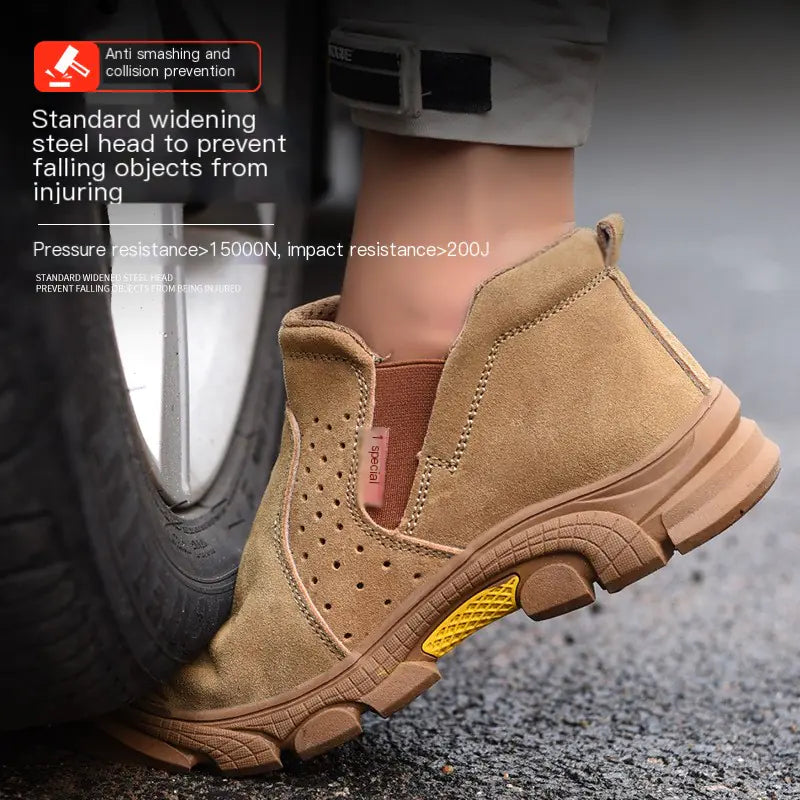 Insulated Cowhide Safety Shoes for Welding and Electrical Work
