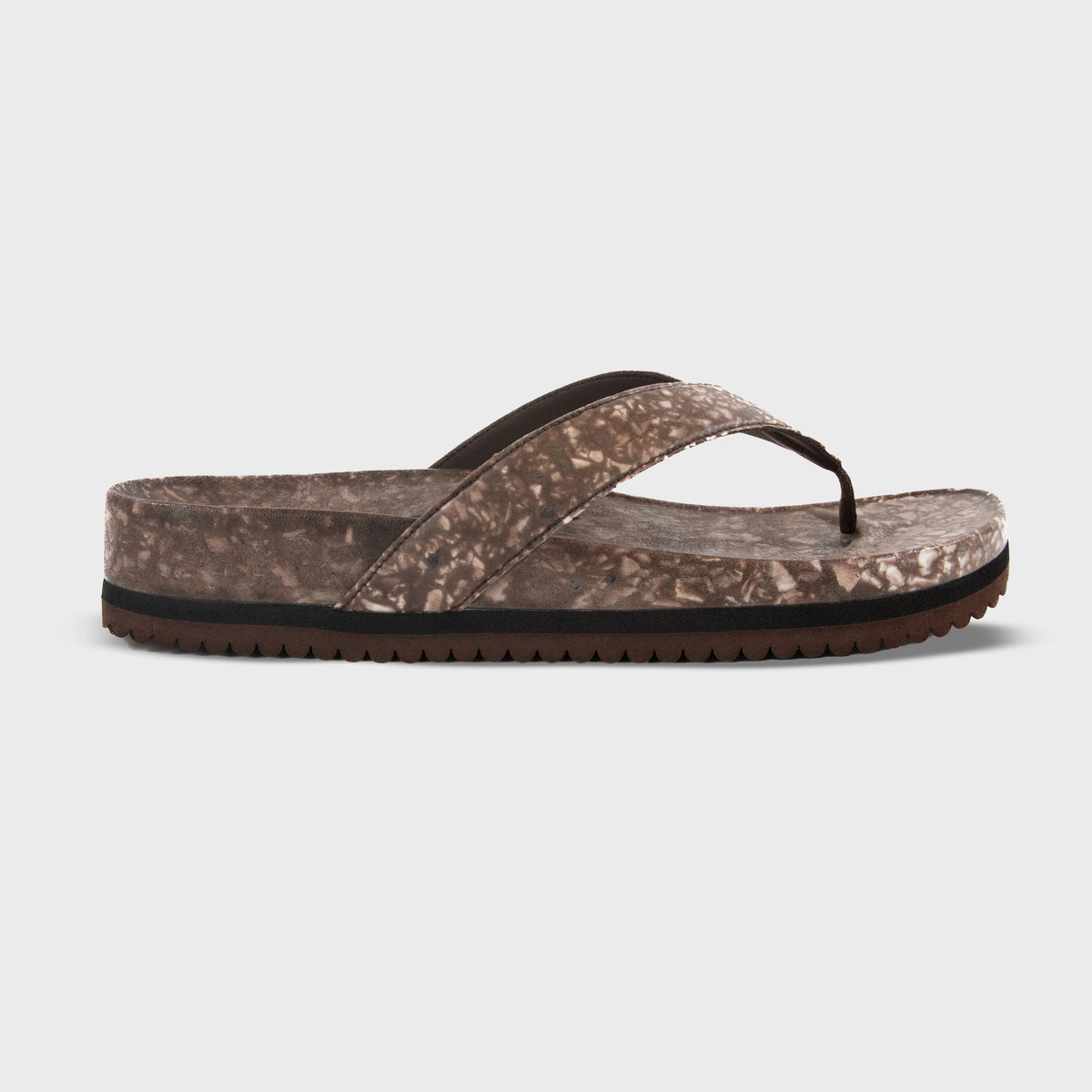 Fleks West Beach Flip Flop with coconut shell strap, beige sole, and casual summer sandal design.