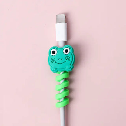 Cartoon Spiral USB Cable Protector and Organizer Bobbin