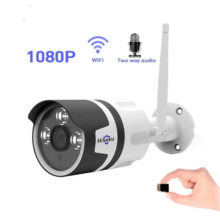 WiFi Wireless Security Camera with IP Waterproof Design