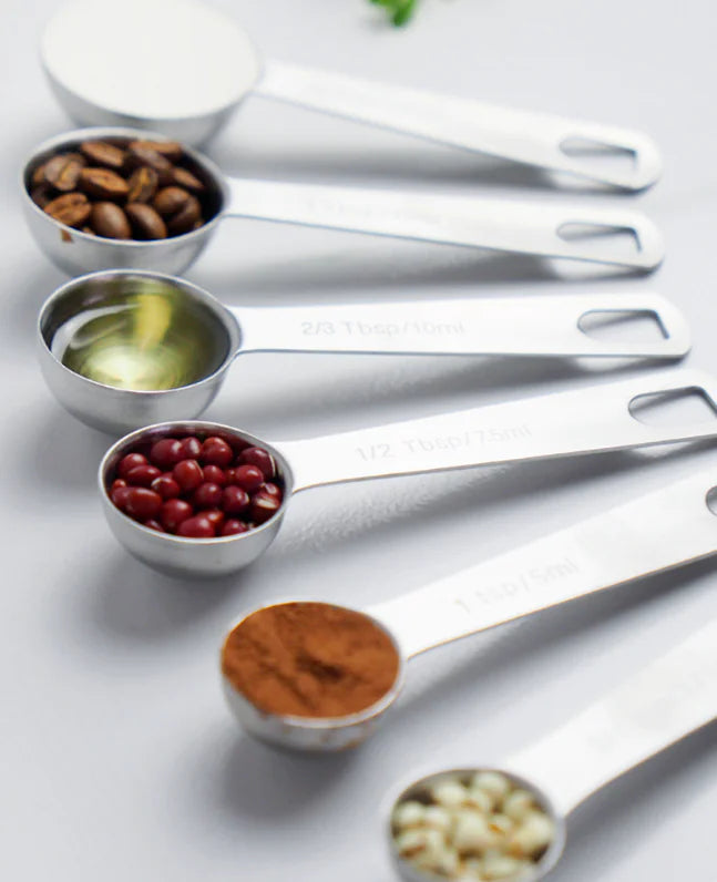 20pcs Stainless Steel Measuring Spoons and Cups Set