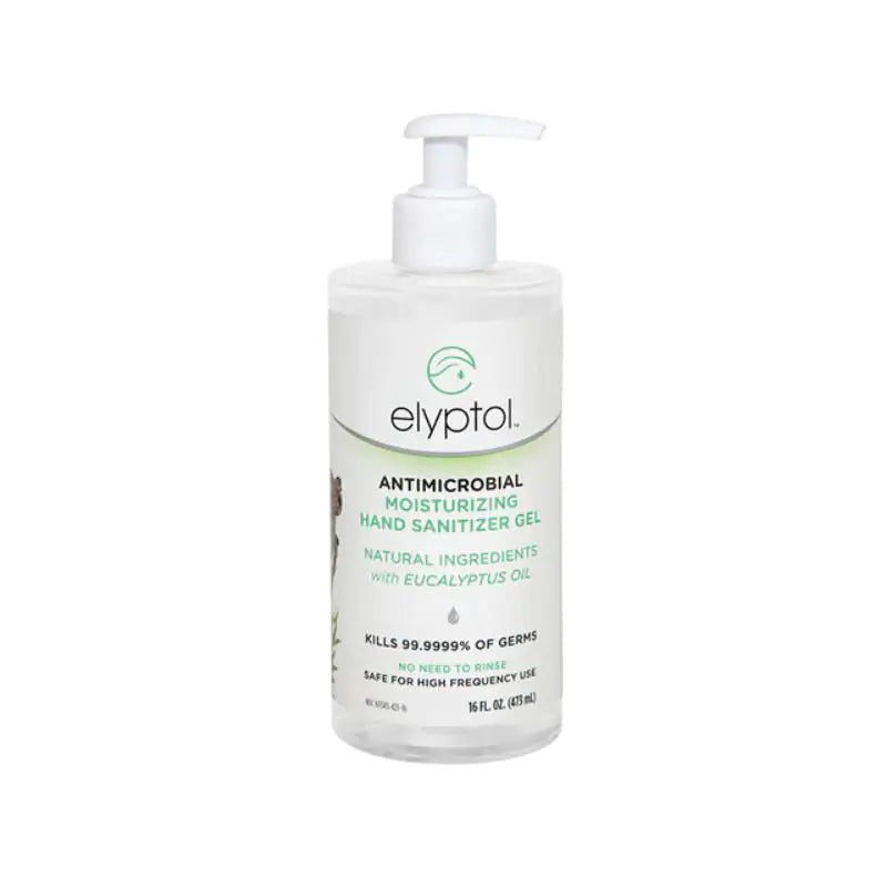 Elyptol Organic Antimicrobial Hand Sanitizer Gel (16OZ) Eucalyptus Scented Hand Sanitizer Vegan All Natural Cruelty Free