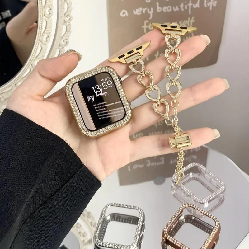 Apple Watch Case with Double Row Diamonds (iWatch SE)