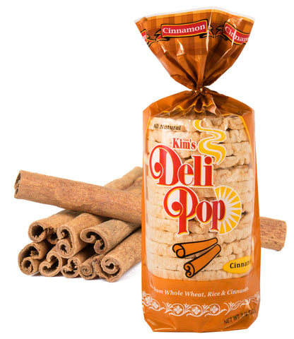Kim's Magic Pop cinnamon-flavored Delice Products snack in a colorful package, ready to enjoy a sweet and crunchy treat.