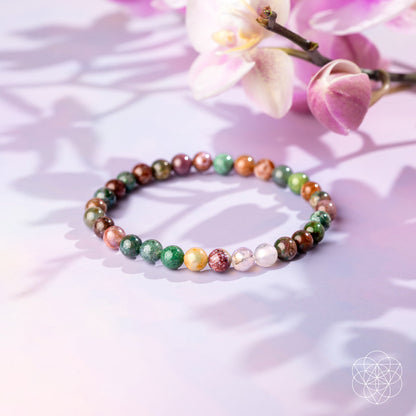 Conscious Items The Energy Bracelet with 6mm beads, featuring a stylish bracelet design for energy and wellness.
