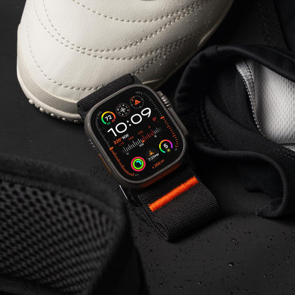 Robust Active Stretch Band laid flat showing its durable elastic material for strength and flexibility exercises.