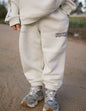 Kids' deep love-themed sweatpants by Elevated Faith, soft and comfortable kids' sweatpant with a cozy fit and stylish design.