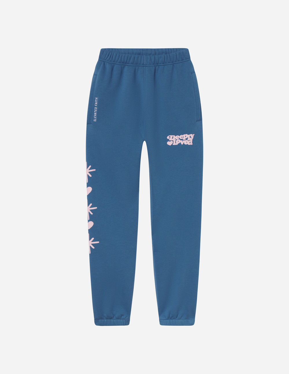 Unisex Deeply Loved Sweatpant by Elevated Faith, showing soft fabric and relaxed fit in a neutral color.