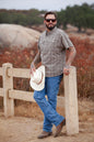 Short sleeve Deke SS shirt in Beluga Brown by Off The Grid Surplus, featuring a casual fit and comfortable fabric.