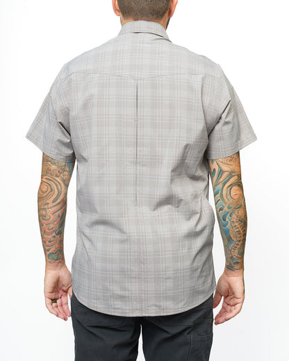 Storm grey Deke SS shirt by Off The Grid Surplus, short sleeve design with a casual fit and subtle branding.