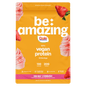 Dole Whip Strawberry Vegan Protein powder by Be Amazing in a resealable bag, showcasing vibrant strawberry flavor packaging.