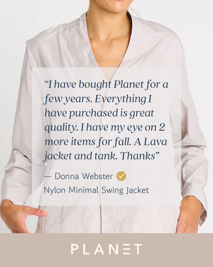 Nylon Minimal Swing Jacket - Mint