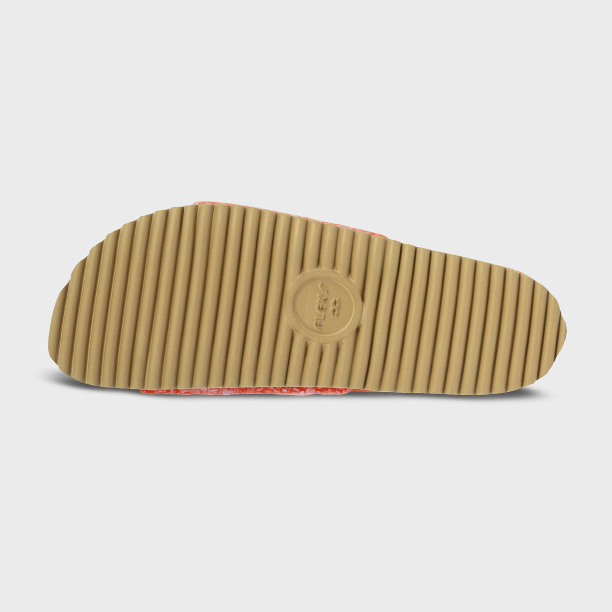 Fleks East Beach Slide with starfish design featuring a textured outsole and comfortable slip-on style for casual wear.