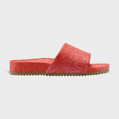 Fleks East Beach Slide featuring a starfish design, casual slip-on footwear with a sandy beach-inspired style.