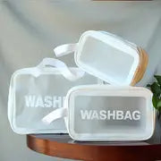 Portable Transparent Travel Organizer Bag for Women