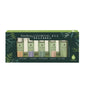 Set of Pursonic aromatherapy essential oils rollerballs including bergamot, lavender, peppermint, rosehip, and tea tree in packaging.