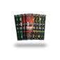 Six energy chews from 1 Shot Energy's Energy Stack, colorful and individually wrapped for quick energy boost.