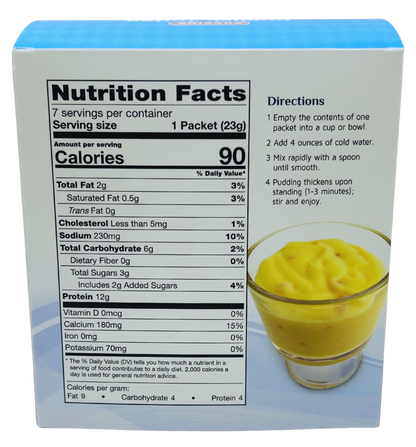 AmBari Nutrition English Toffee Pudding food image showing the rich, caramel-colored dessert with a smooth, glazed surface.