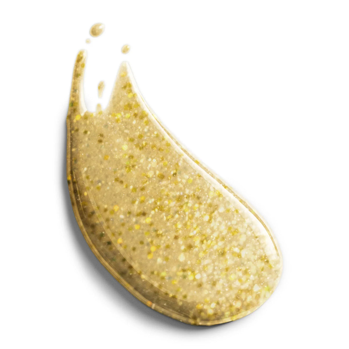 Luxio Sparkles Goddess gel nail polish 15ml bottle with shimmering glitter finish, designed for a glamorous manicure.