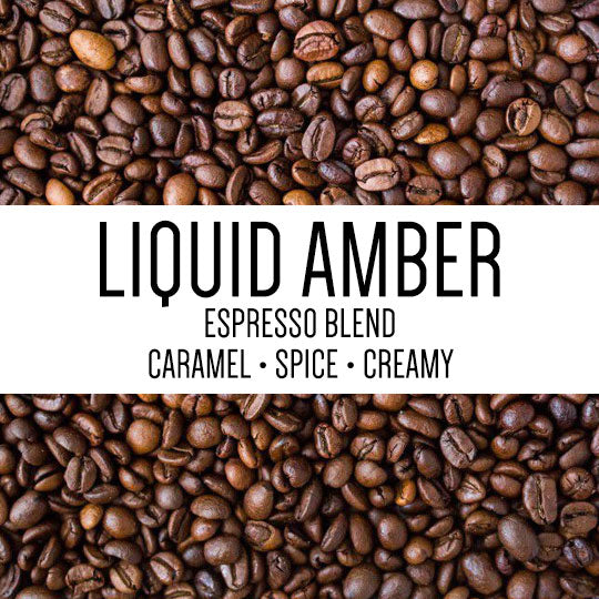 Good Brothers Coffee liquid amber espresso blend roasted coffee in a cup, showcasing rich, dark brewed espresso with a smooth finish.