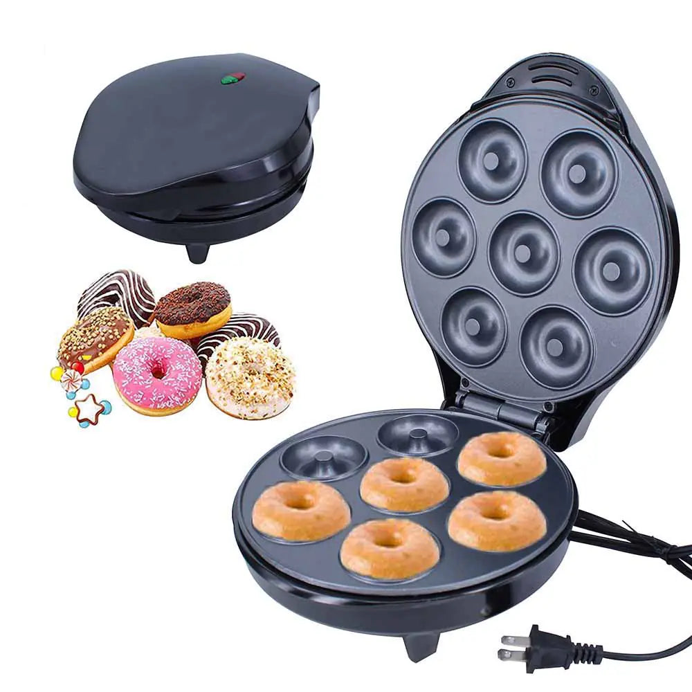 110V 7-Hole Donut Maker for Breakfast and Desserts