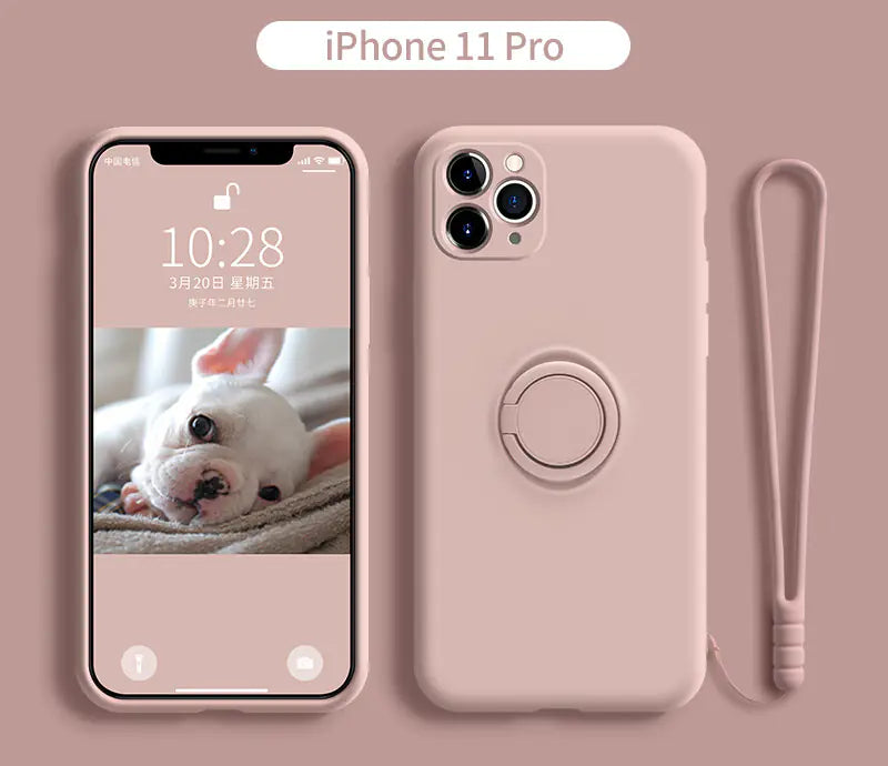 iPhone 11 Pro Liquid Silicone Case with Lens Cover