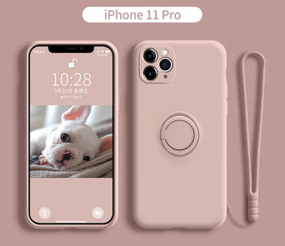 iPhone 11 Pro Liquid Silicone Case with Lens Cover