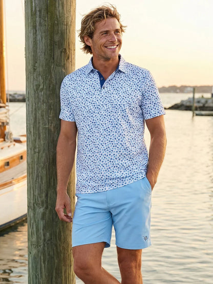 Light blue White Water Life Freeport Shorts, casual performance shorts with a relaxed fit, suitable for outdoor activities.
