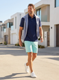 White Water Life Freeport Short in aqua color, lightweight and effortless performance shorts for active outdoor wear