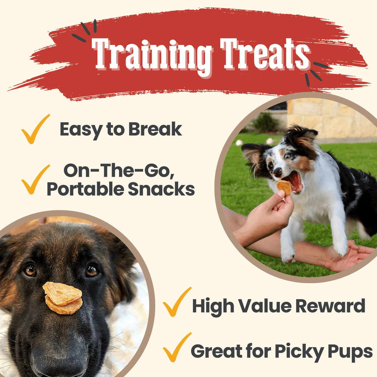 All-natural chicken chips for dogs by Farm To Pet, single-ingredient dog treats in a 12oz bag, perfect for training and treats.