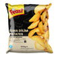 S101 Feast Potato Wedge, Elma Dilim Patates, 1000g package of sliced potatoes for frying or baking.