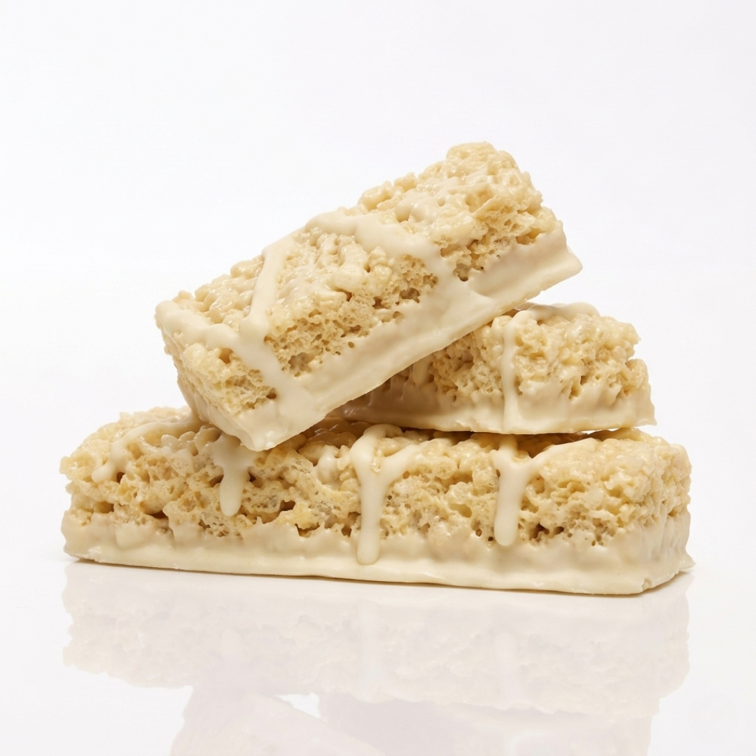 AmBari Nutrition Fluffy Lemon Bar, a soft, lemon-flavored protein bar with a fluffy texture, ideal for a nutritious snack.