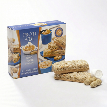 AmBari Nutrition Fluffy Nutter Bar, a protein bar with a soft, nutty flavor and fluffy texture, shown in the image.