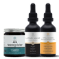 Saluz Health AFA Lion's Mane Vital Energy supplement bottle with label, featuring natural ingredients for focus, clarity, and wellness.