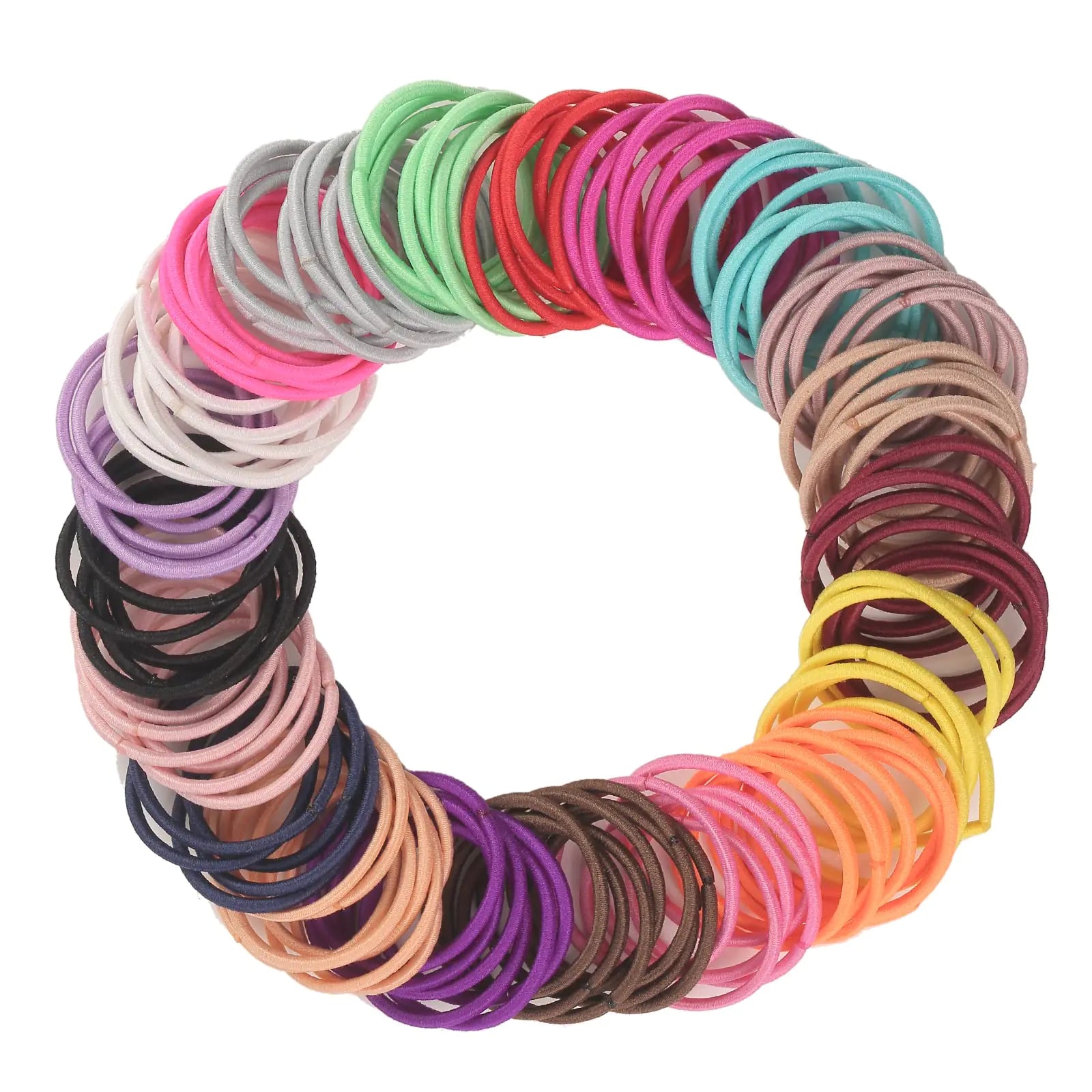 VINOBOW Hair Ties for Baby Girls 200pcs- Tiny Hair Elastics-Toddler Hair Ties- Hair Accessories for Kid Baby