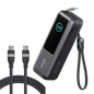 Anker Laptop Power Bank (25K, 165W, Built-In and Retractable Cables)