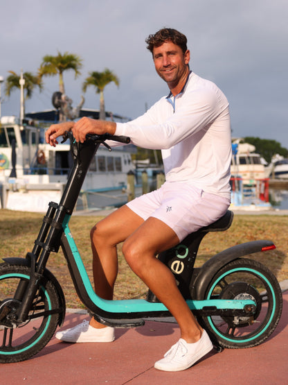 Pink Freeport Shorts by White Water Life featuring a relaxed fit and effortless style, perfect for active outdoor wear.