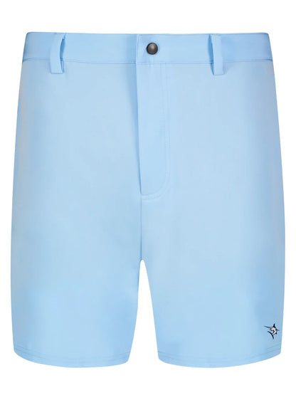 White Water Life Freeport Short Effortless Performance shorts in lightweight fabric, shown on a model for active outdoor wear.